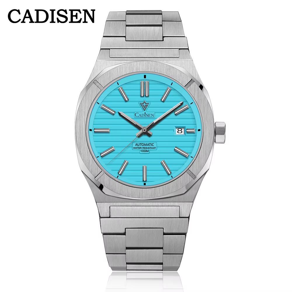 MIYOTA-Montre-Bracelet existent en Acier pour Homme, Étanche à 100m, Mouvement Mécanique, Clip Saphi