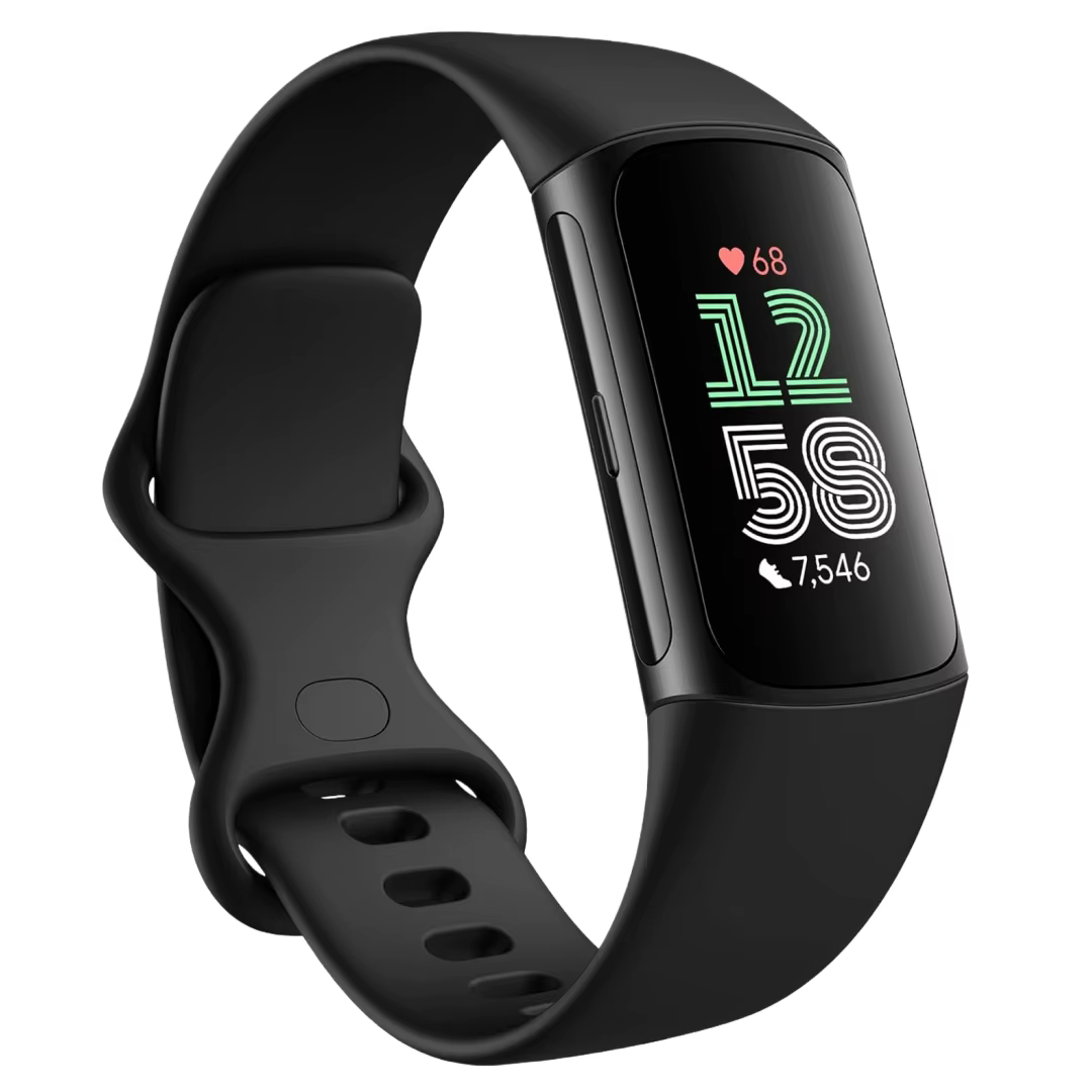 Fitbit Charge 6 Smart Fitness Tracker avec ECG, fréquence cardiaque, SpO2, GPS, moniteur anti-Stress