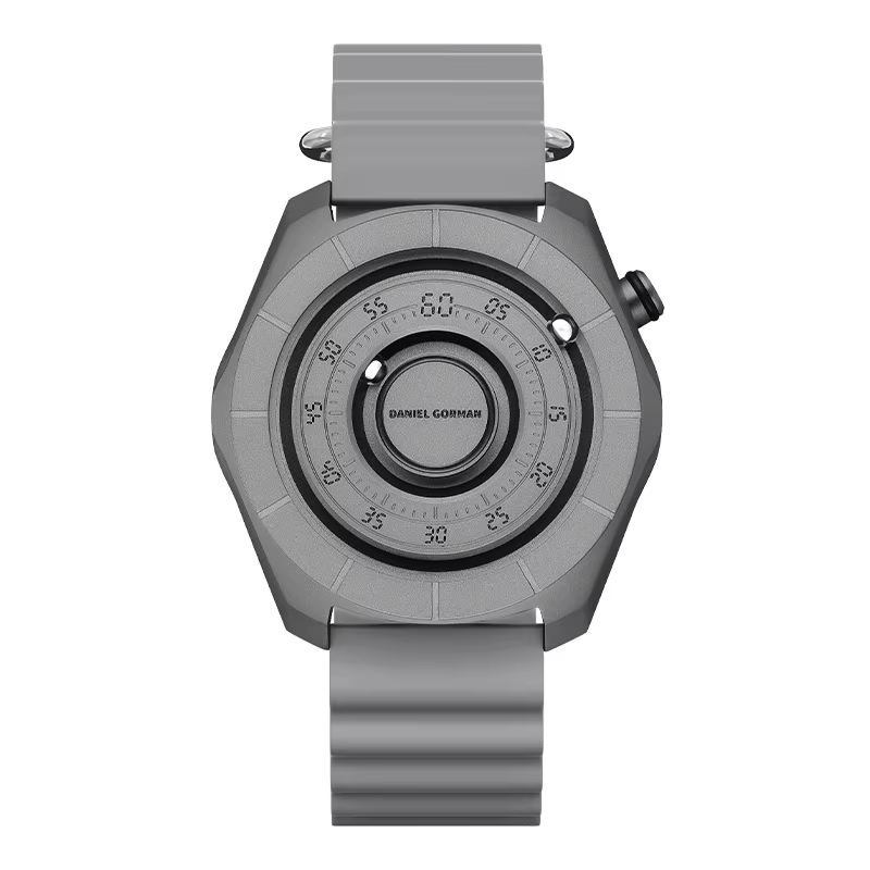 J'aime vraiment les montres Daniel Gorman, montre à quartz, pointeur créatif à défilement, force mag