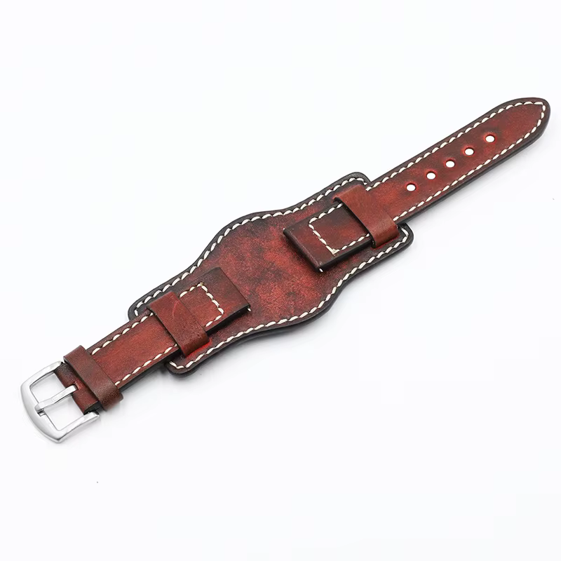 UTHAI G05 – montre connectée en cuir de vache pour hommes, bracelet de 20mm, 22mm, 24mm, bracelet de