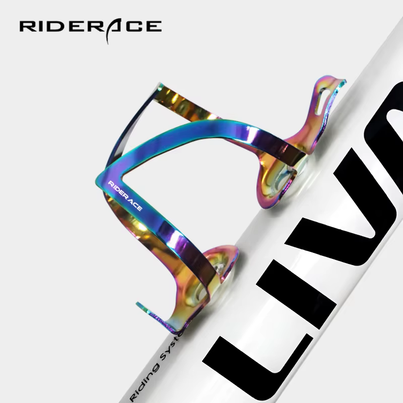 Porte-bouteille d'eau de vélo en alliage d'aluminium coloré léger porte-bouteille de cyclisme sur ro