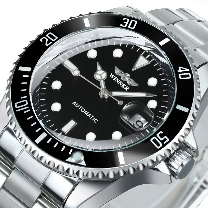 WINNER-Montres mécaniques classiques pour hommes, montre automatique d'affaires de marque de luxe, l