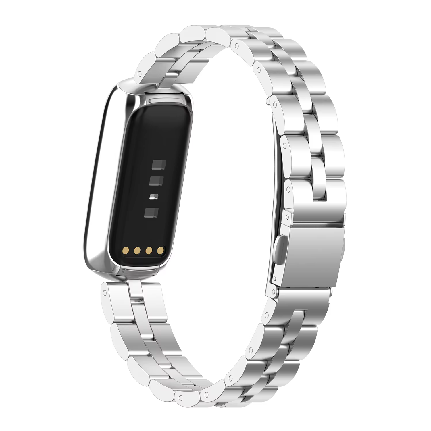 Bracelets de montre pour Fitbit Luxe, bracelet de montre de sport, acier inoxydable, dragonne en mét