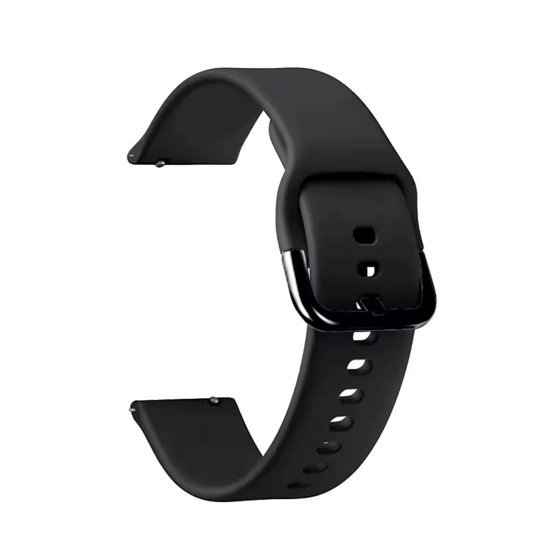 Pour Samsung Galaxy Active 2 40mm 44mm Bracelet de montre intelligente Silicone 20mm Bracelet de Spo