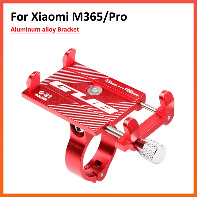 GUB G81 Support réglable anti-dérapant Support de téléphone portable pour Xiaomi M365 Pro 1S Scooter