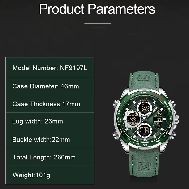 NAVIFORCE – montre-bracelet de Sport pour homme, en acier inoxydable doré, style militaire, à la mod