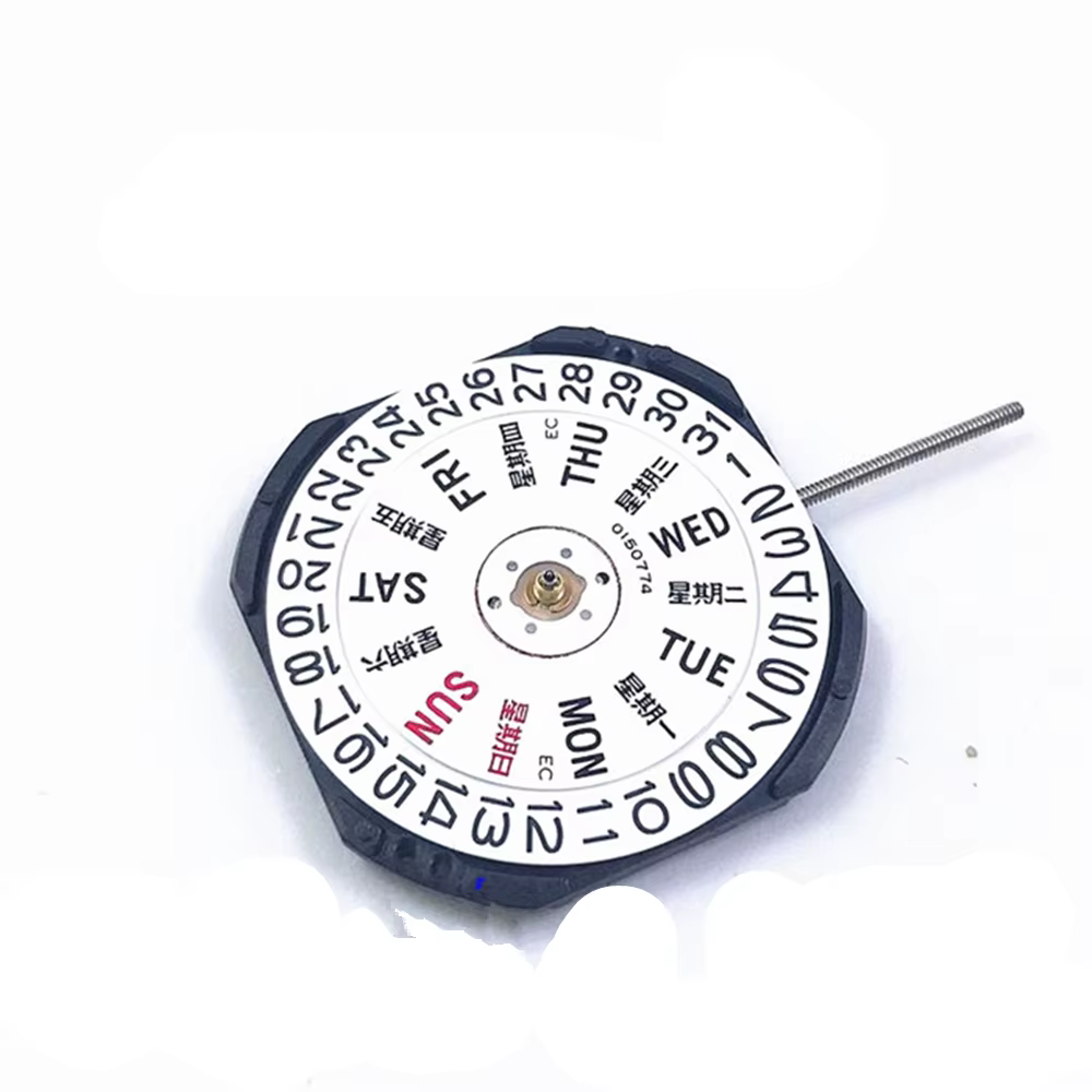 Mouvement de montre à Quartz VX43E, avec tige et batterie de jour et de Date, pour Seiko 7N43A V343