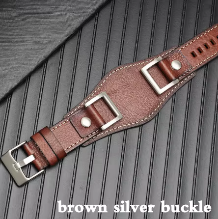 Bracelet Vintage rétro de haute qualité pour Fossil JR1157, marron et noir, accessoires de montre po