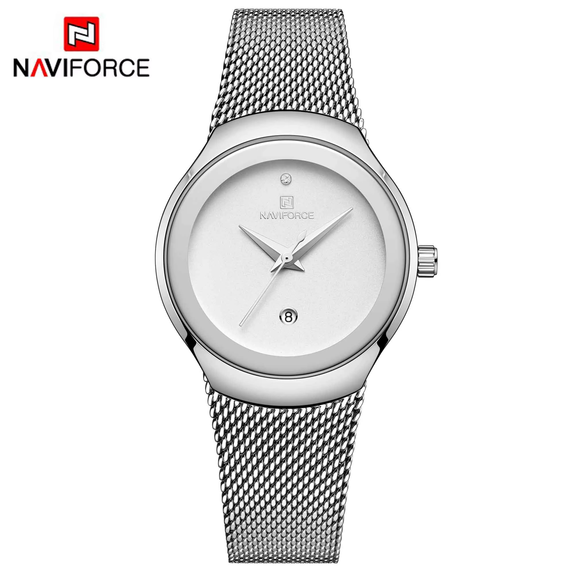 Montres pour femmes NAVIFORCE, mode, or rose, ultra-fines, montres de luxe pour femmes, montres à qu