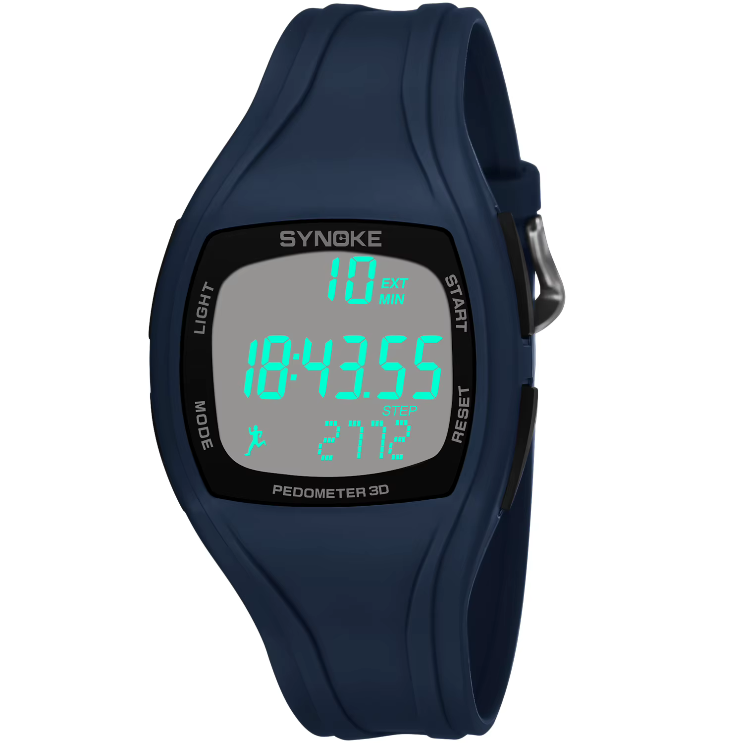Montres de sport pour hommes SYNOKE, montre-bracelet étanche, horloge électronique masculine, podomè