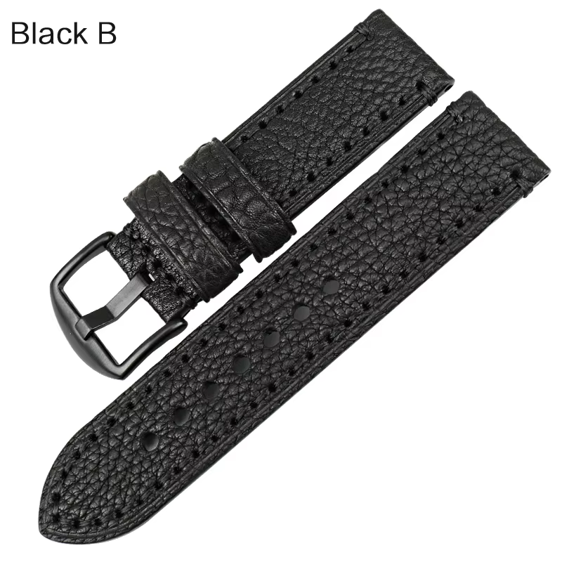 MAIKES-Bracelet de montre en cuir véritable pour LUMINOX PANERAI HAMILTON, 20mm 22mm 24mm 26mm