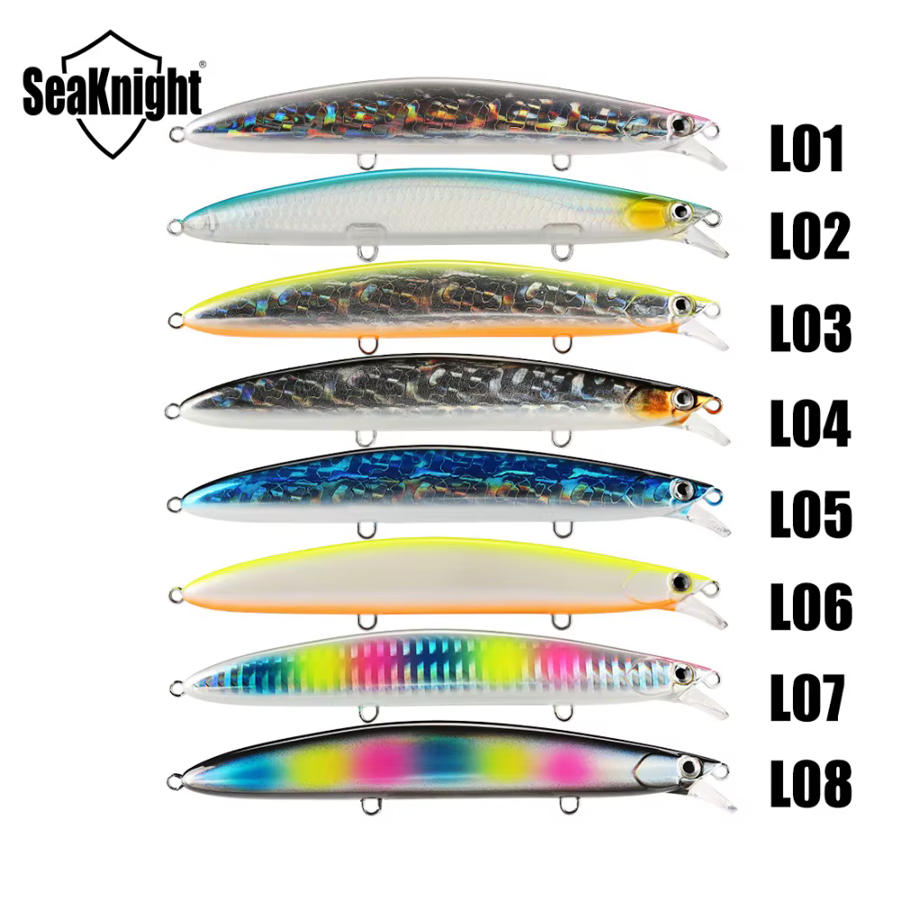 SeaKnight SK008 leurre de pêche méné 20g 125mm coulant 0.3-0.9M appât dur longue coulée méné carpe m