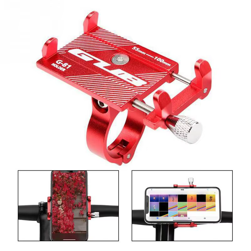 GUB G81 Support réglable anti-dérapant Support de téléphone portable pour Xiaomi M365 Pro 1S Scooter