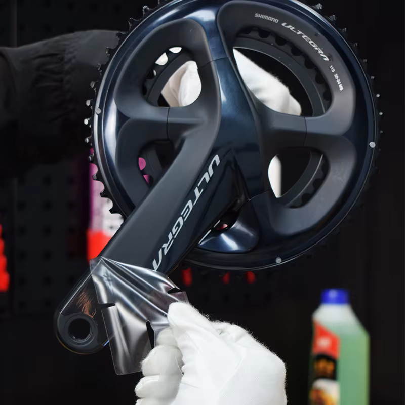Film de protection universel pour manivelle de vélo de route, en Fiber de carbone, Film de protectio