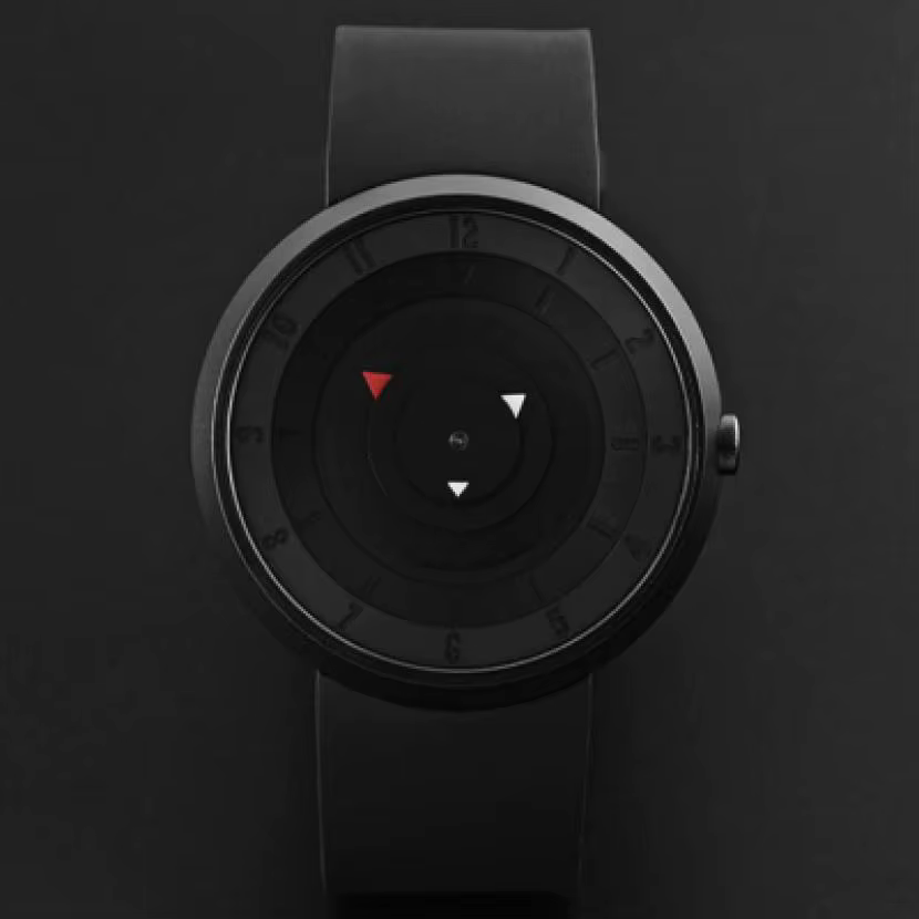 Montres de sport à grand cadran pour hommes, montres-bracelets à quartz en silicone noir, montres cr
