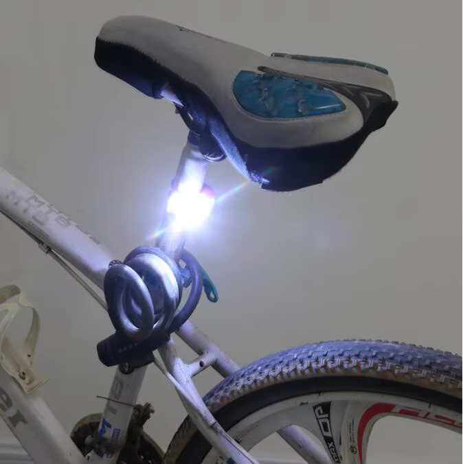 Lampe de vélo feu avant de vélo Silicone phare LED feu arrière roue vélo lumière étanche cyclisme vt