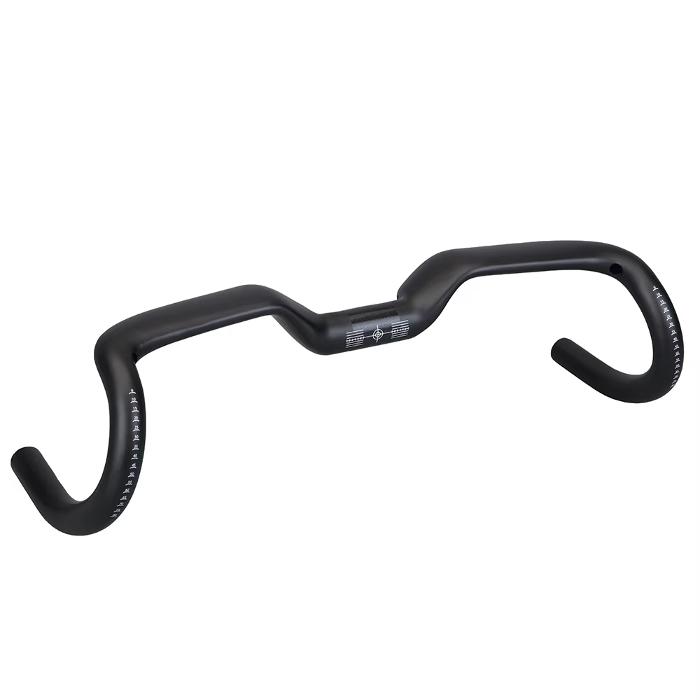 2024 nouveau gravier 14 degrés poignée de vélo en fibre de carbone T1000 guidon de vélo Ultra léger 