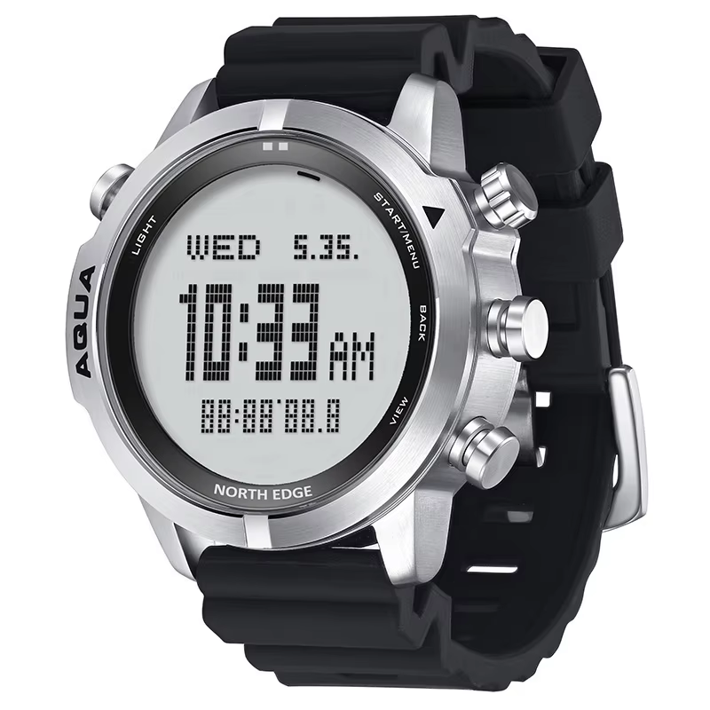 Montre Intelligente Numérique pour Plongée Sous-Marine, Modèle avec Altimètre, Baromètre, Boussole, 