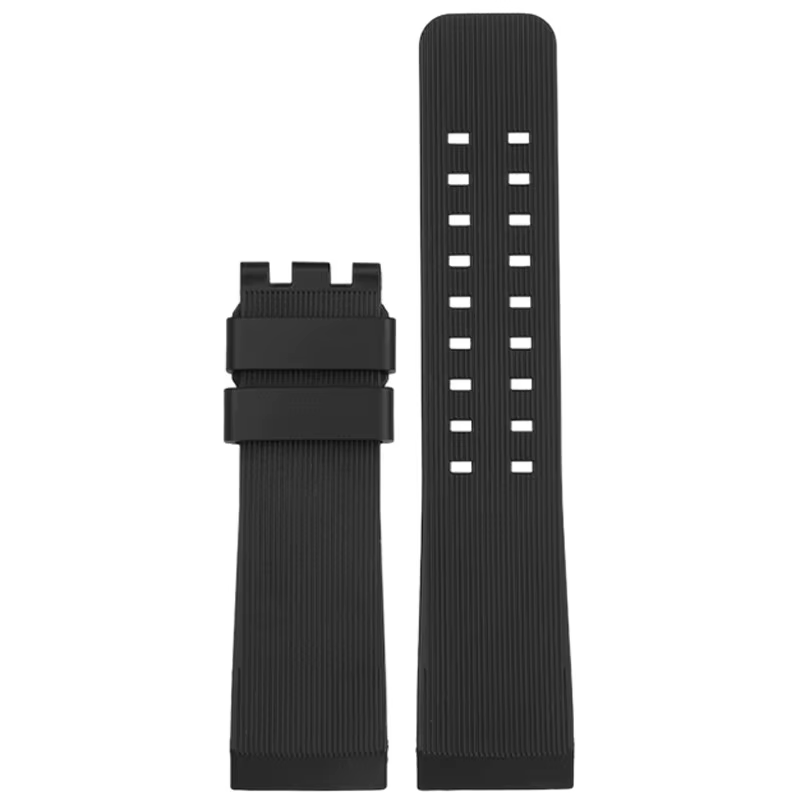 Bracelet de montre en caoutchouc pour Hamilton kaki plongée profonde H78585333 H78505330 H78535380 b