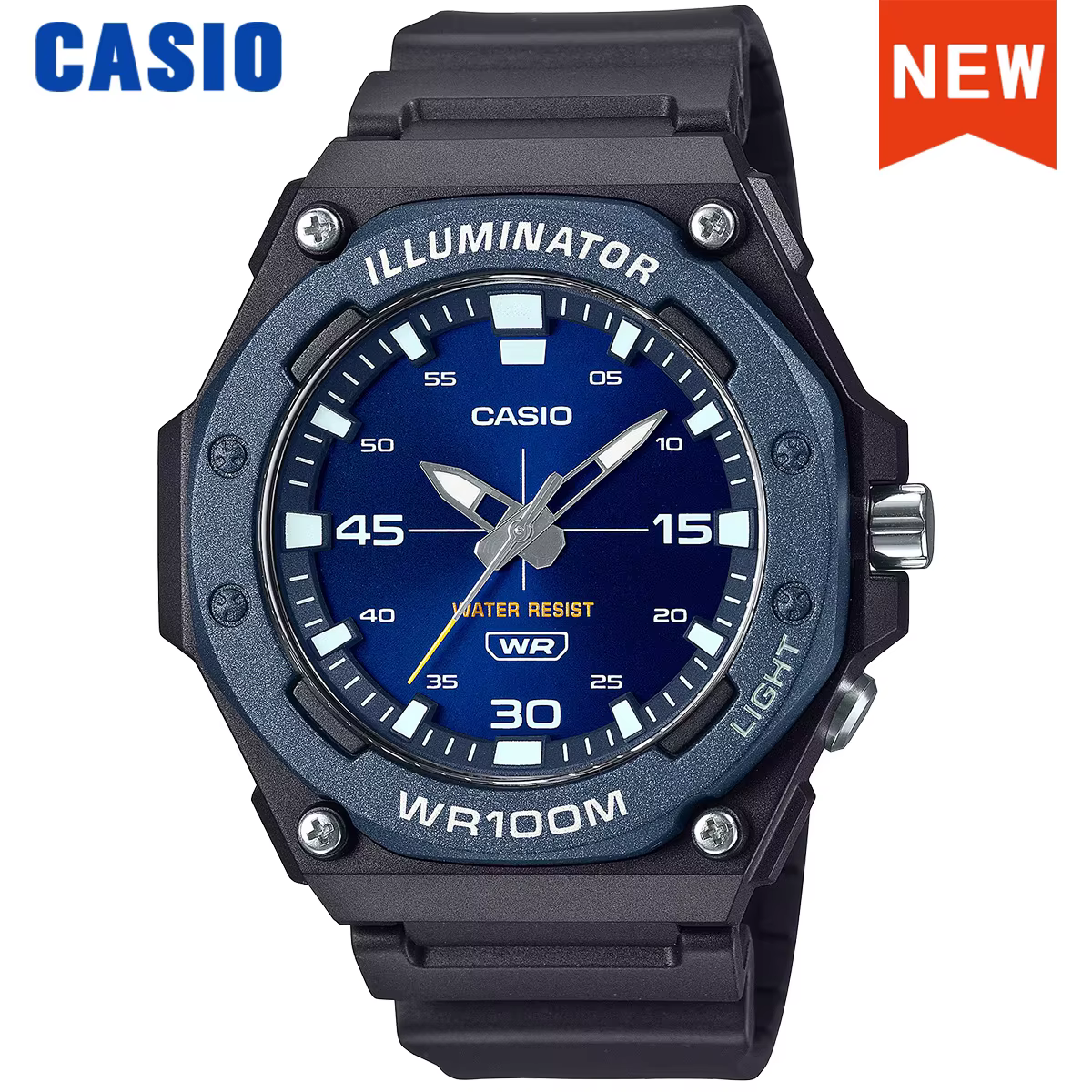 Montre Casio pour hommes 2025, nouveau modèle, ensemble supérieur, montre décontractée à quartz étan