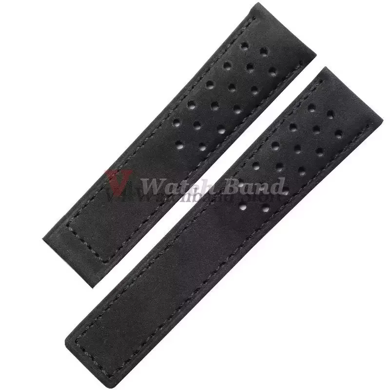 Nouveau Bracelet de montre pour TAG HEUER CARRERA Monaco série 20 22 24mm Bracelet en cuir de vache