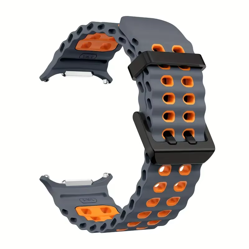 Bracelets originaux pour Samsung Galaxy Watch Ultra 47mm, accessoires de Sport marin, Bracelet en si