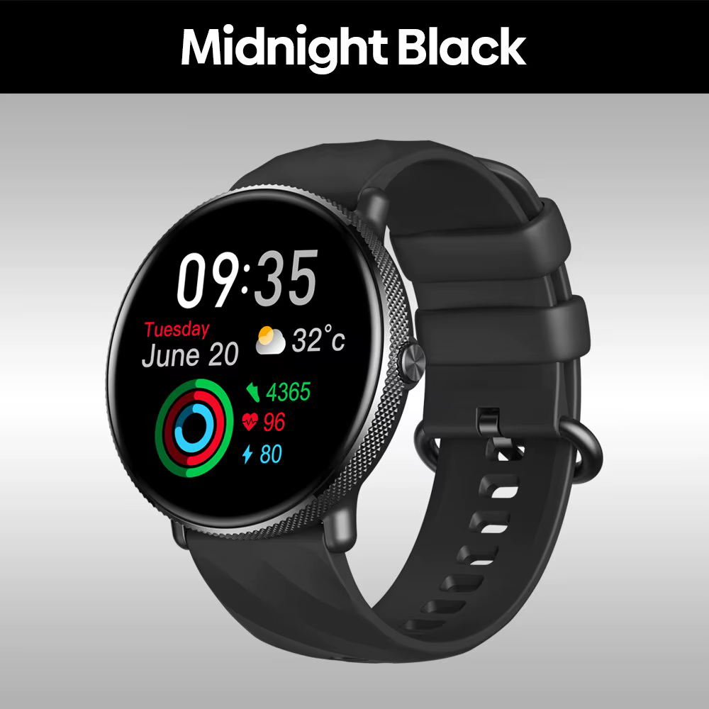 Zeblaze GTR 3 Pro Voix Appelant Montre Intelligente AMOLED Affichage 316L En Acier Inoxydable Fitnes