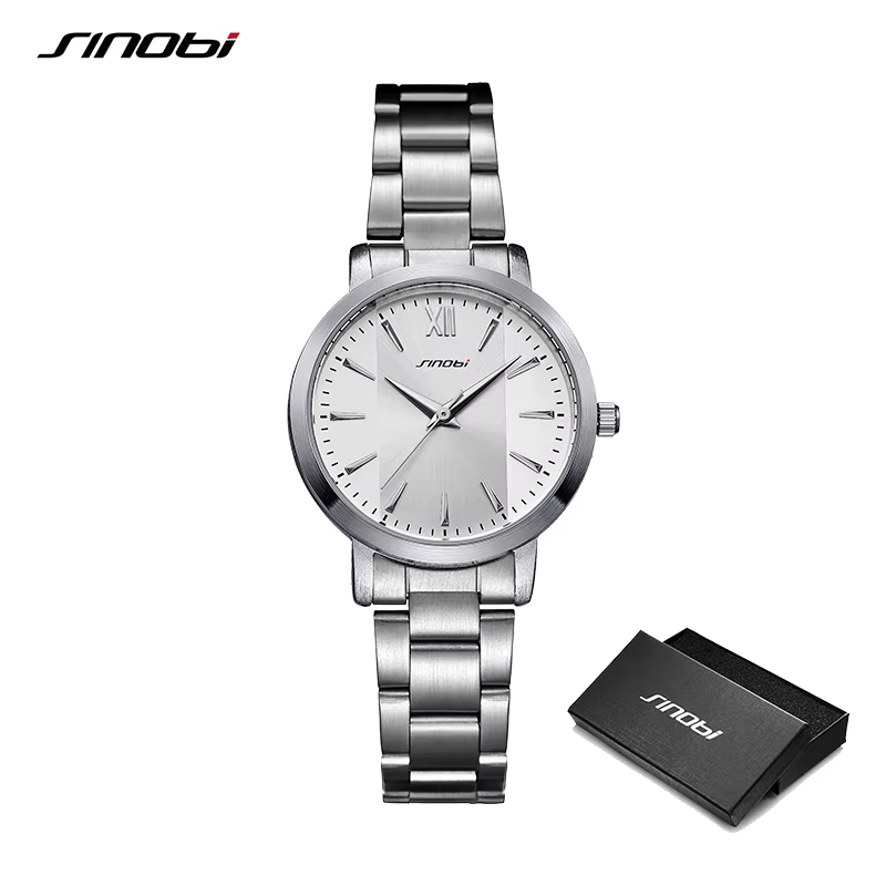 Sinobi-Montres à quartz élégantes pour femmes, montres-bracelets à la mode, design original, meilleu