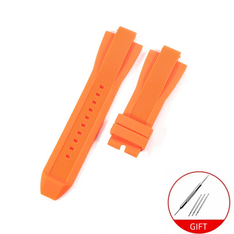 Bracelet de montre en caoutchouc de silicone, pour Michael Kors série MK MK8184 8729 9020, accessoir