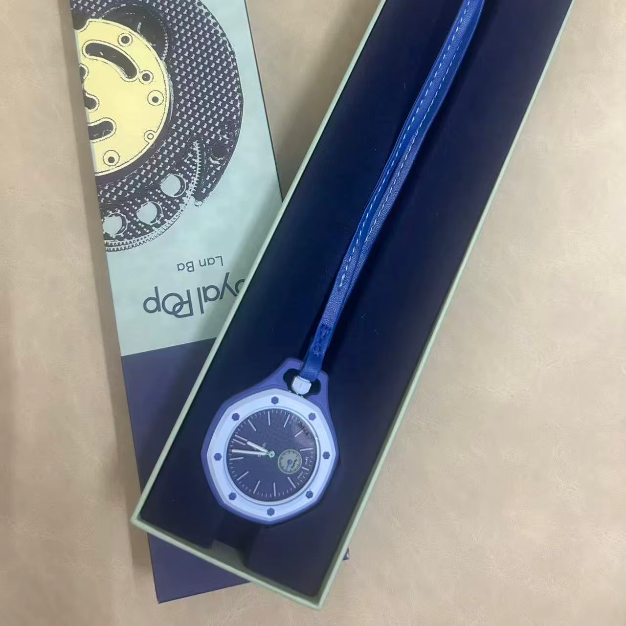 Montre de poche mécanique octogonale Hot Royal Pop 1:1 avec mécanisme à remontage automatique, boîti