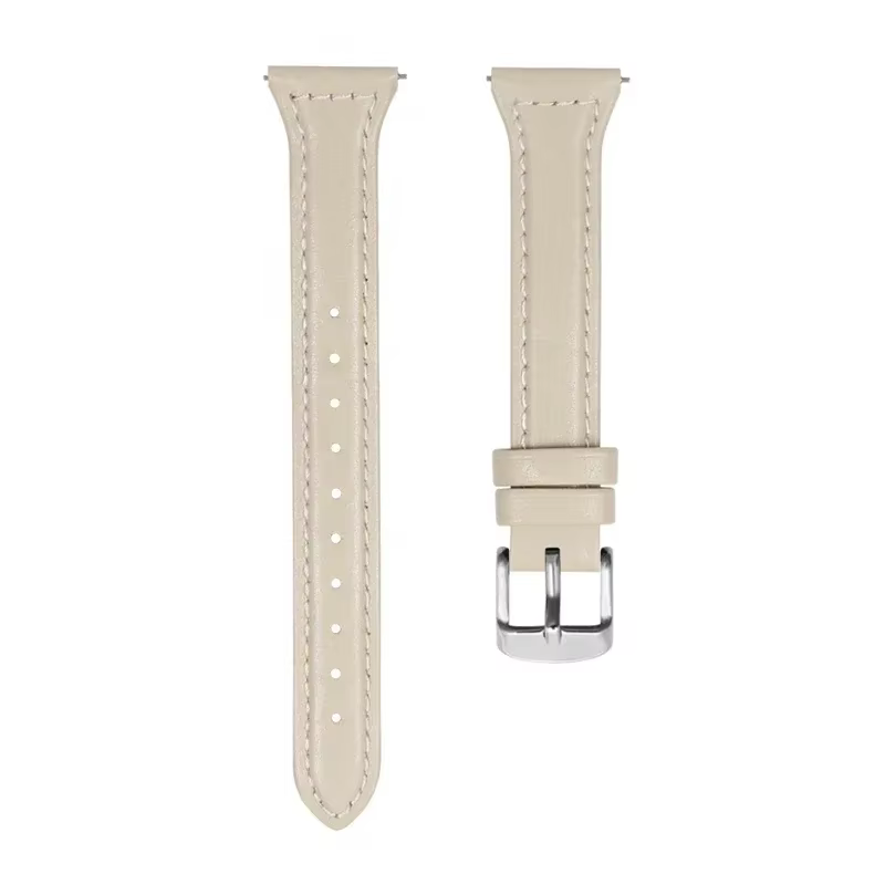 Bracelet en cuir mince pour Samsung Galaxy Watch, 7, FE, 6, 5/5, Pro, 4, Classic, Active 2, 20mm, 22