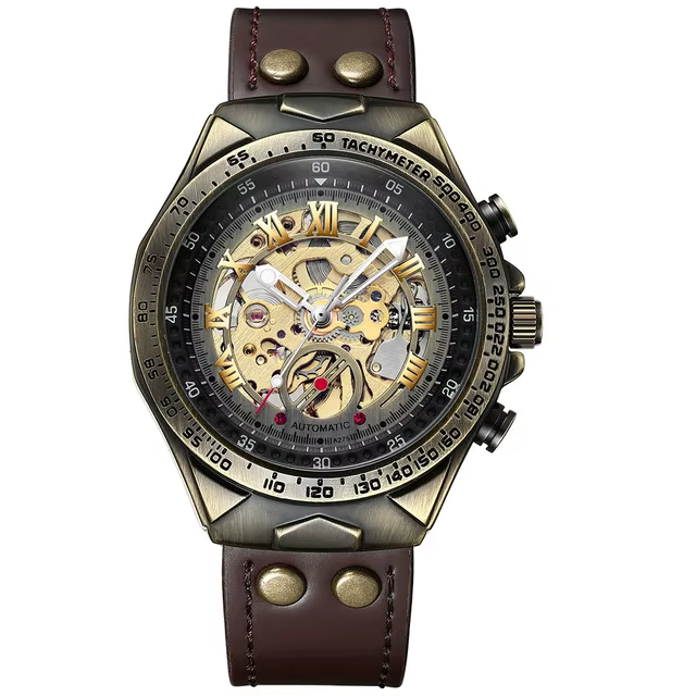 BINBOND A275 montre mécanique automatique originale pour hommes étanche rétro Tourbillon verre de cr