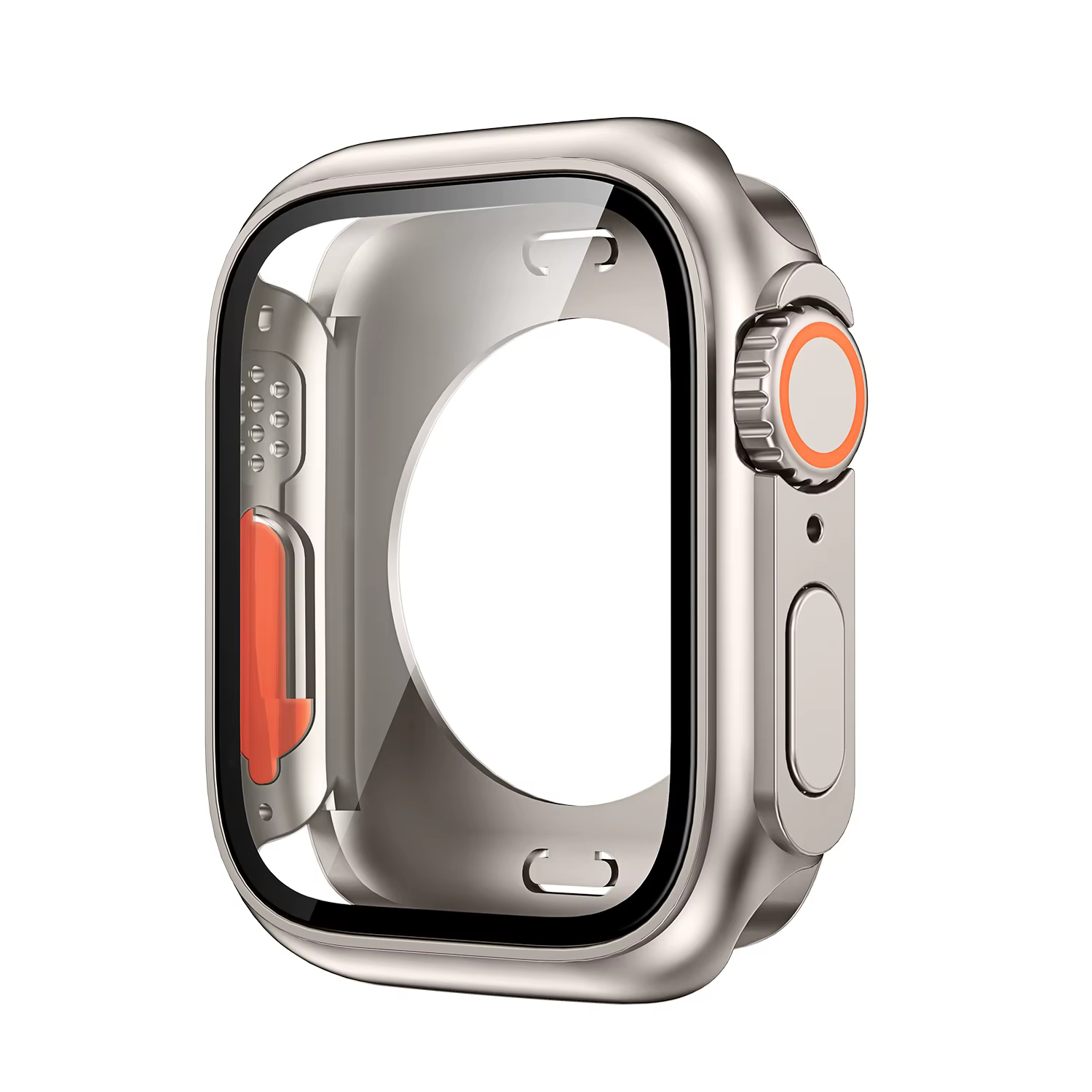 Changer vers Ultra protecteur d'écran en verre + étui pour Apple Watch 11 10 9 8 7 45mm 41mm 44mm 40