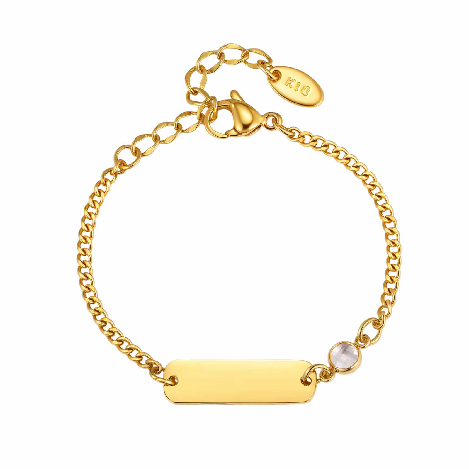 Bracelet personnalisé avec nom et barre d'identification, pour bébé et enfant, breloques tressées à 