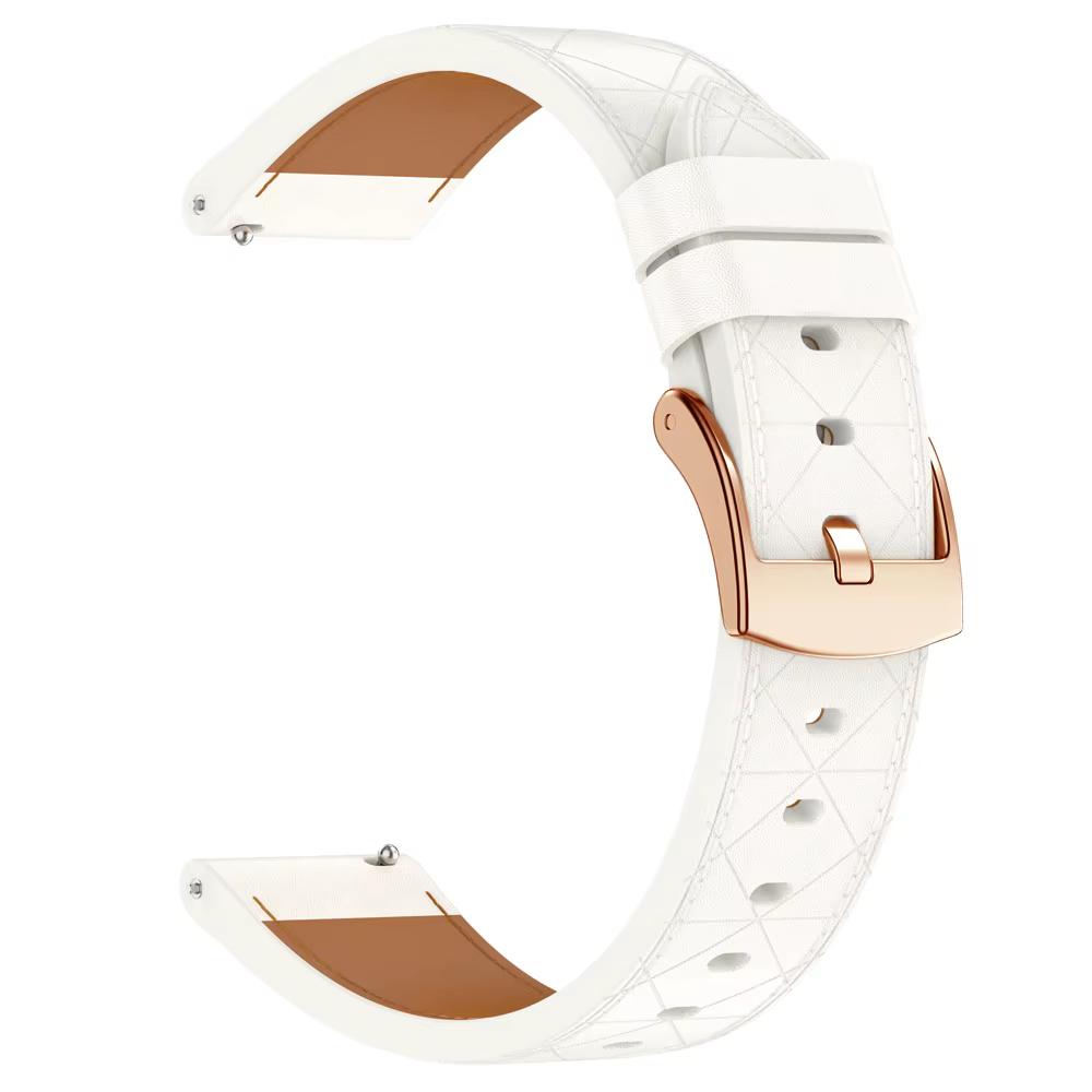 Bracelet de montre en cuir PU, 18 20mm, pour Garmin Vivoactive 6/5/3/4S 3S Venu 3S 2S sq2 Plus, Fore