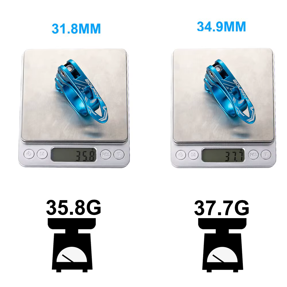 BOLANY-Collier de serrage de tige de dégager de vélo VTT, dégagement rapide, alliage ultraléger, acc