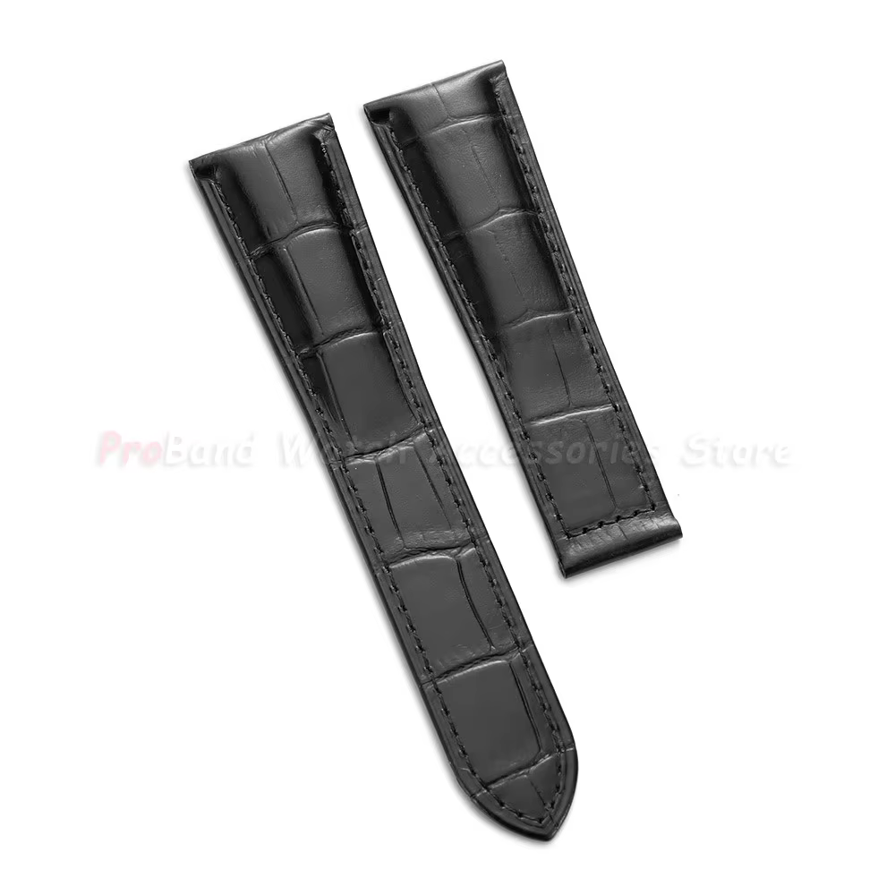 Bracelet de montre en cuir véritable pour Cartier Tank London Solo, 18mm, 20mm, 22mm, doux et confor