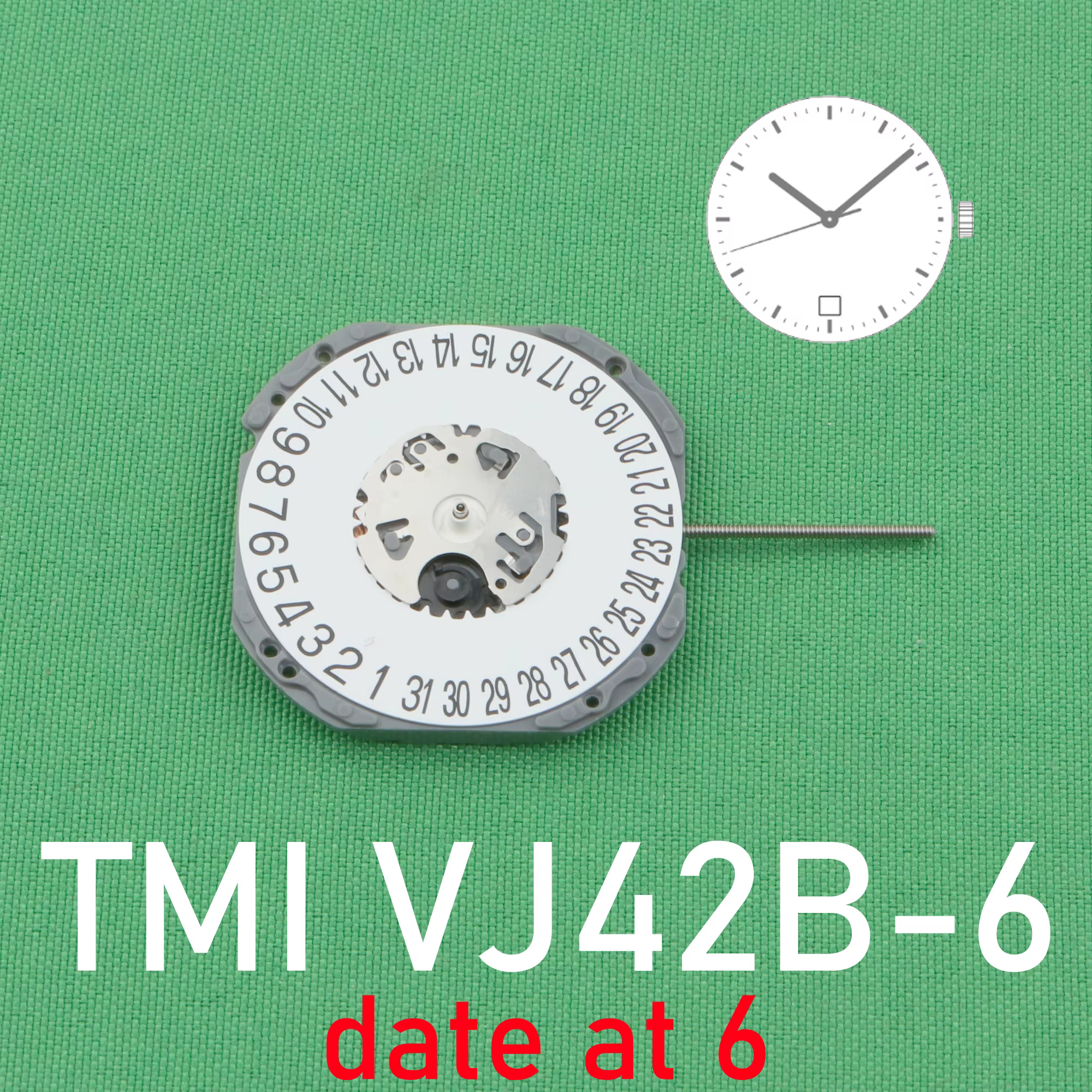 TMI VJ42B mouvement nouveau japon Seiko VJ42b-6 mouvement à Quartz Original TMI VJ42 mouvement de mo