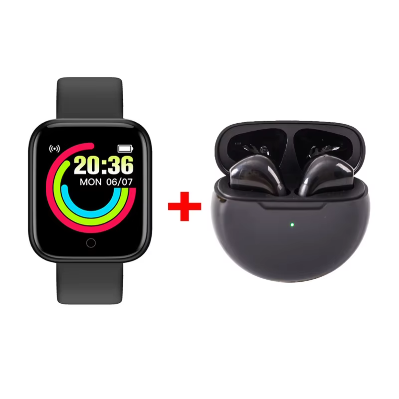D20 montre intelligente Sport Fitness Tracker podomètre Smartwatch pour hommes femmes montre-bracele