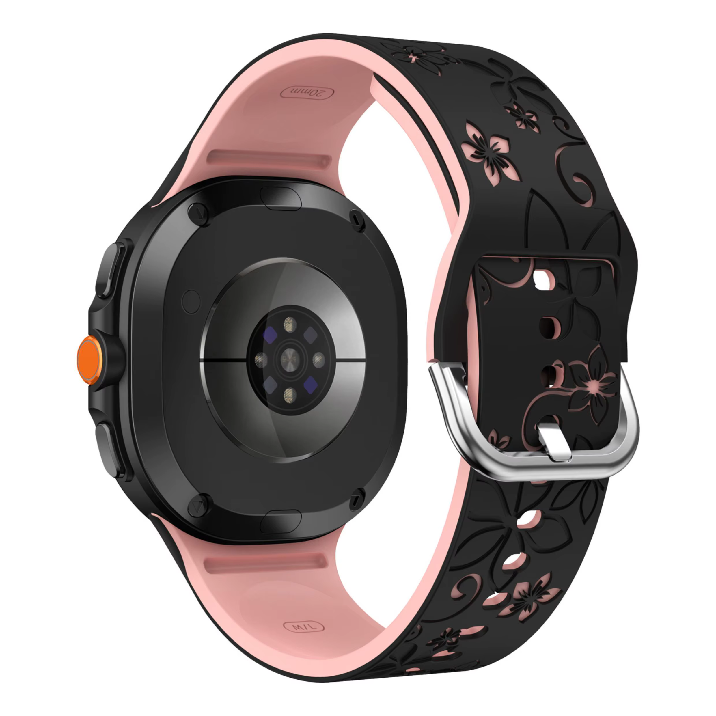 Bracelet classique en Silicone gravé pour Samsung Galaxy Watch 8/8, correa Galaxy Watch 7/FE/6/5/4 C