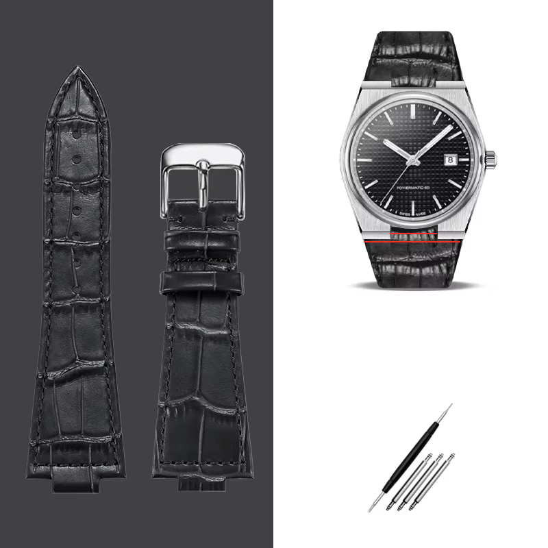 Bracelet de montre convexe pour montre série Tisso-t PRX T137.407 Super Player T137.410 bracelet en