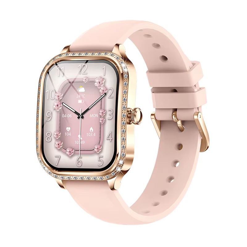 Montre connectée pour femmes, avec appels Bluetooth, écran incurvé, électronique, étanche, sport, An
