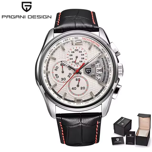 PAGANI – montre-bracelet de sport pour hommes, Top marque de luxe, à la mode, chronographe à quartz,