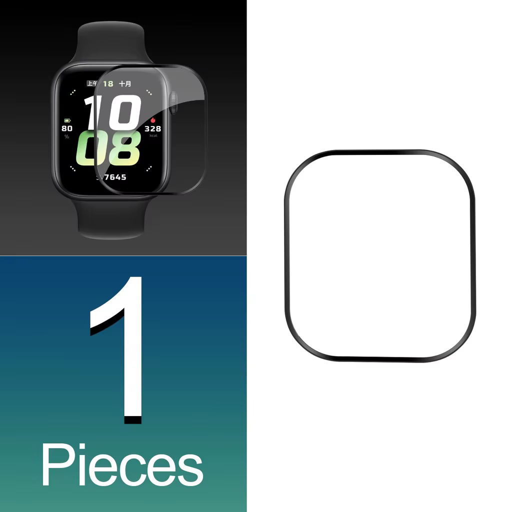 Film de protection incurvé 3D à couverture complète pour Honor Watch 5/X5/X5i/5 Pro/5 Ultra, Film de