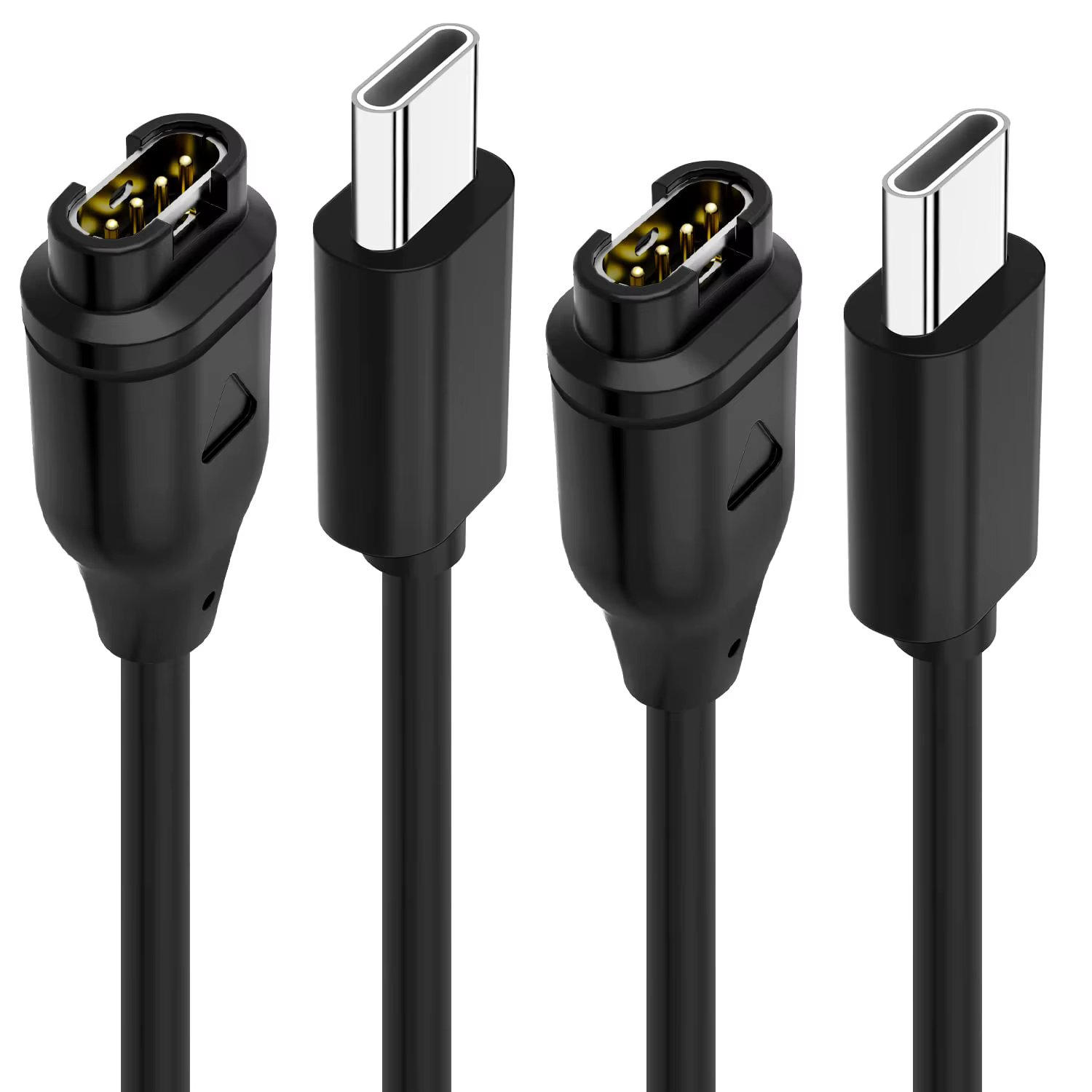 Chargeur USB C compatible avec Garmin Watch, câble de charge, 2 paquets de diviseurs de données, com