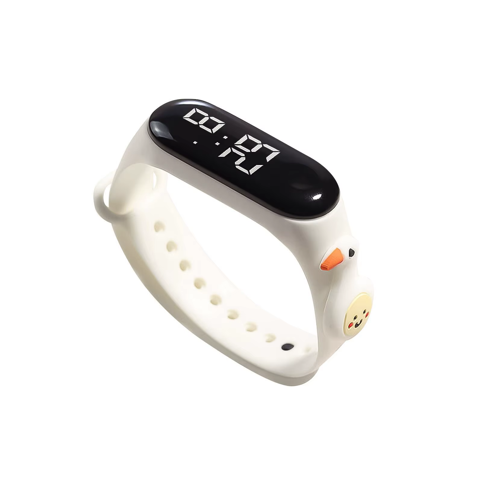 Montre intelligente numérique LED étanche pour enfants, montre-bracelet de dessin animé pour enfants