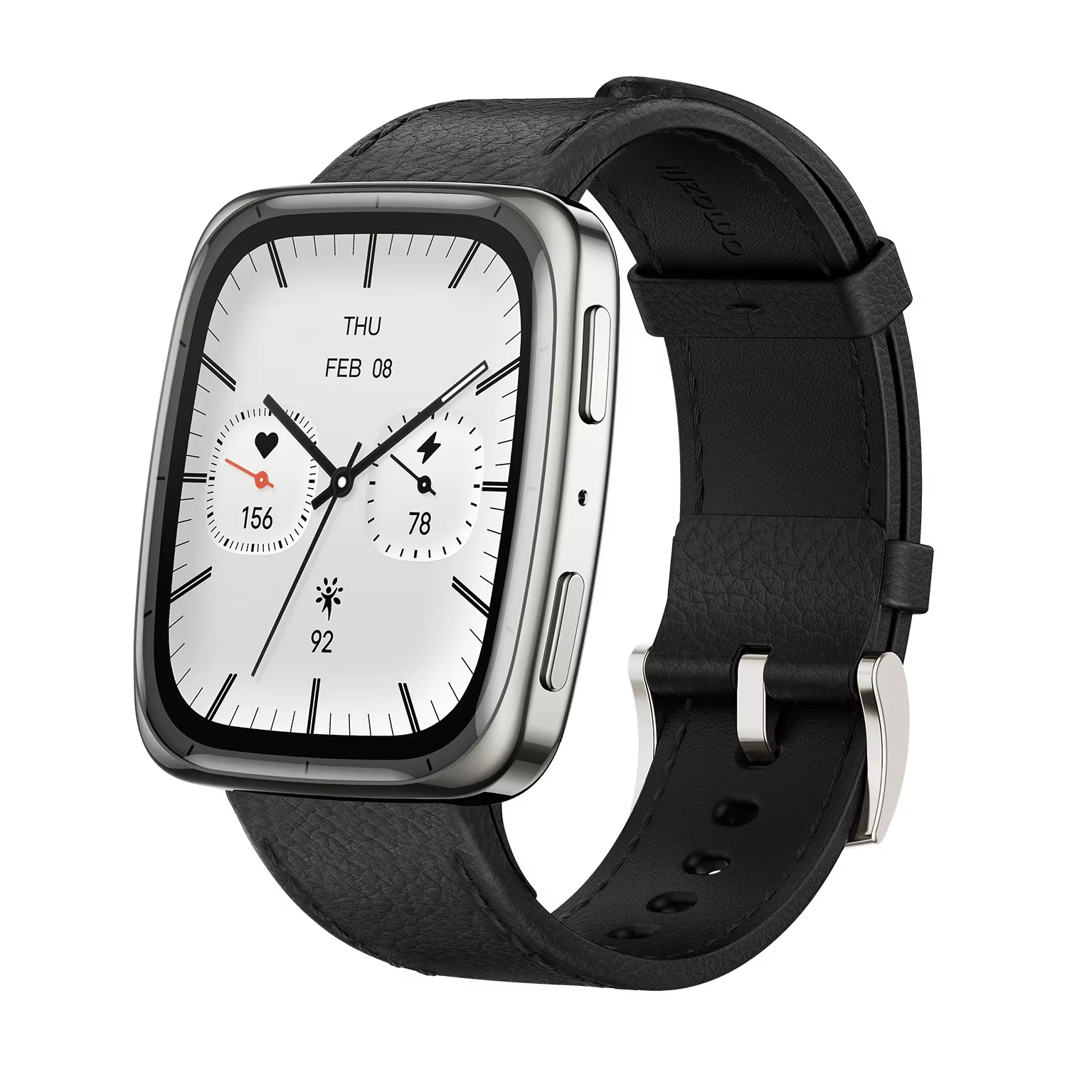 Montre connectée Amazfit Active 2 Square Premium, jusqu'à 10 jours d'autonomie, plus de 160 modes d'