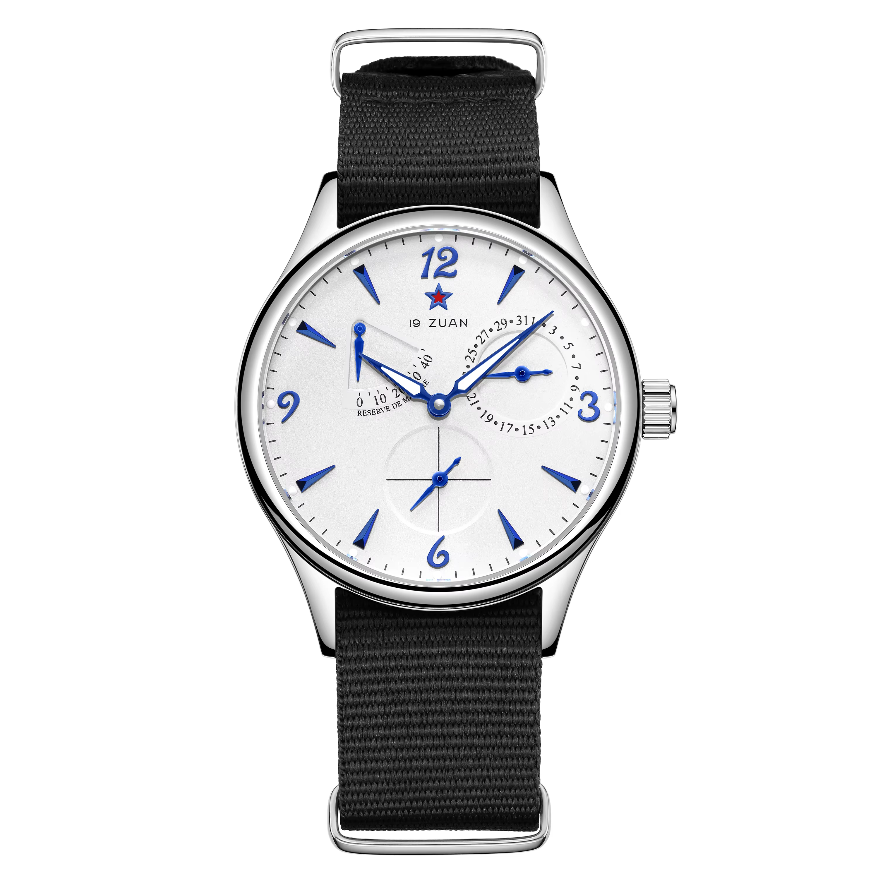 Nouveau 1963 40mm hommes pilote automatique montre mécanique mouette ST17 saphir cristal étanche rét