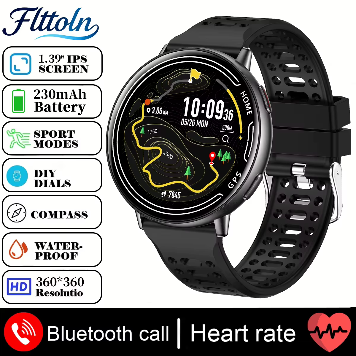 Pour Amazfit Active 2 GPS smartwatch pour hommes et femmes, Ai GPT Amoled étanche sport smartwatch b