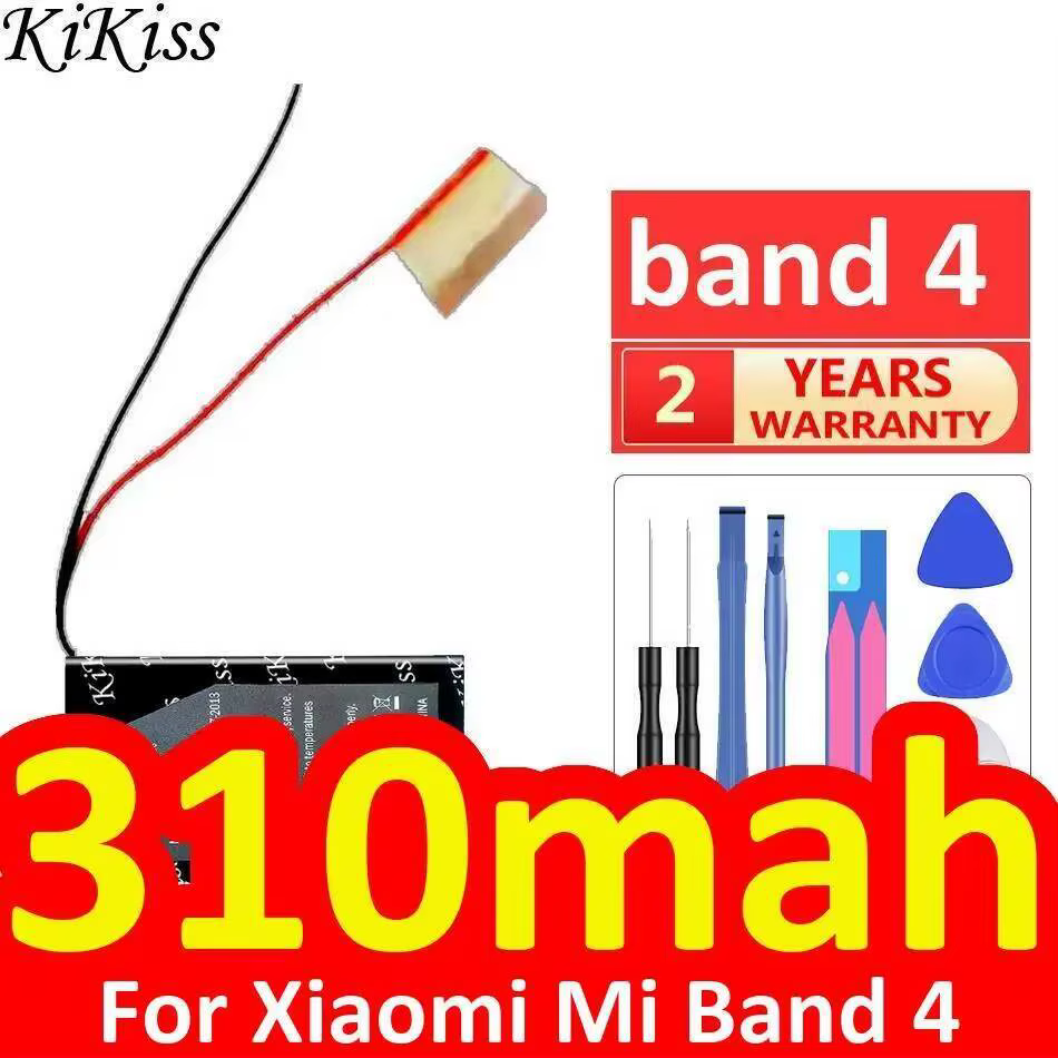 Batterie de montre Stable pour Xiaomi MI Band 4 Band4, 310Mah